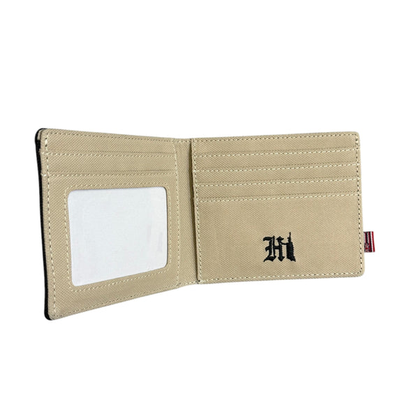 808ALLDAY Black Canvas/Sand Canvas Inside Wallet