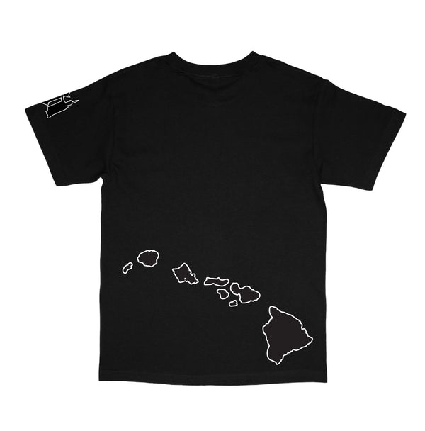 808ALLDAY Black Box HI Palm T-Shirt