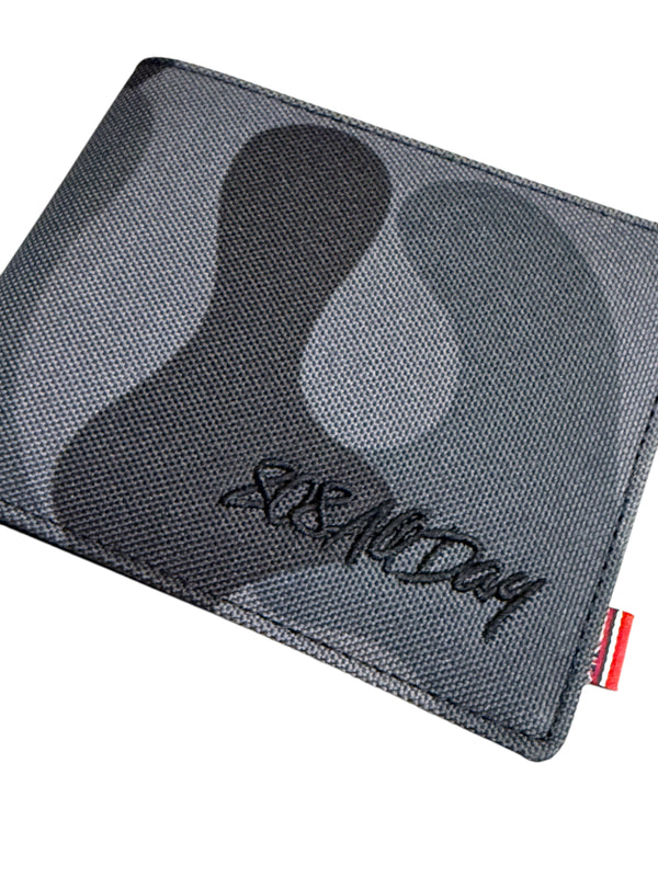 808ALLDAY Night Camo Canvas Wallet/ Black Canvas Inside