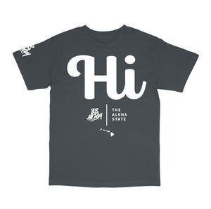 808ALLDAY Charcoal Aloha State T-Shirt
