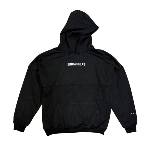 808ALLDAY Black Hawaii Hoodie