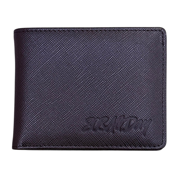 808ALLDAY Black Saffiano Leather Wallet / Black Saffiano Leather Inside (Copy)