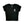 808ALLDAY Women's Black Color 7Sketches Baby Rib Crop Top