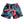 808ALLDAY Pink Floral HI Mesh Shorts