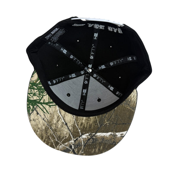808ALLDAY New Era 9Fifty Black HI Kam W/Real Tree Underbill