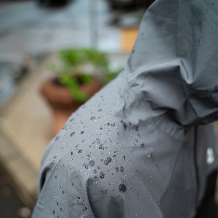 808ALLDAY  Black/Grey Weather Tech Rain Jacket
