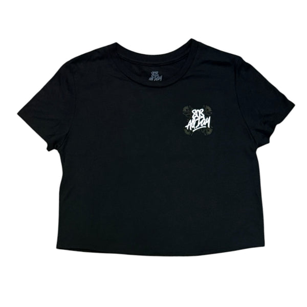 808ALLDAY Women's Quilt Black/Olive Tee