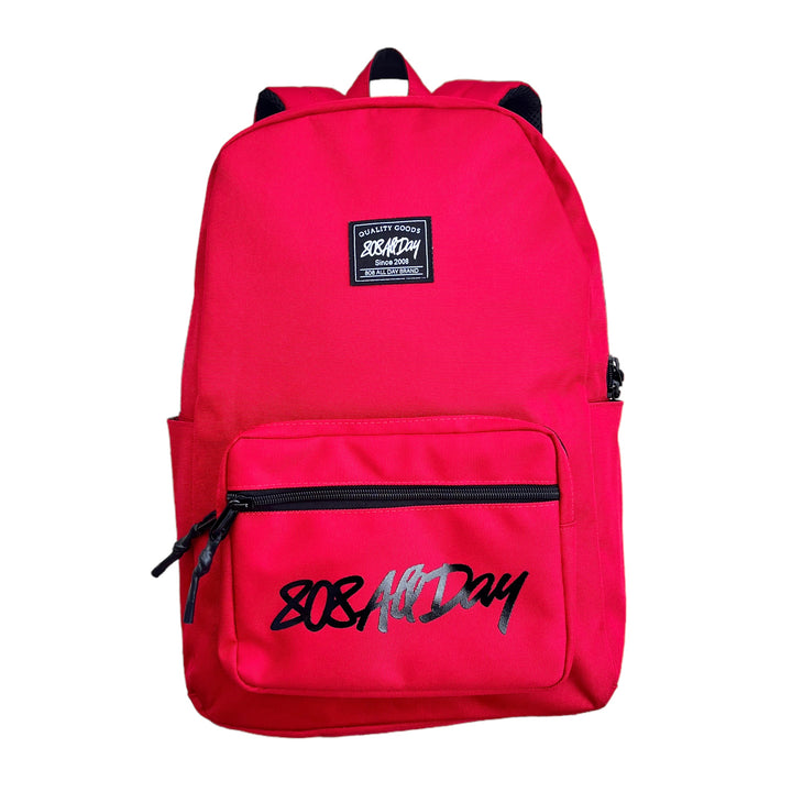 808ALLDAY Classic Red Backpack