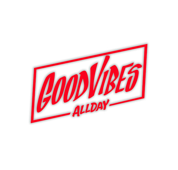 808ALLDAY GOOD VIBES HAWAII 4 1/2"  DIE CUT STICKER 2 PACK - 808allday