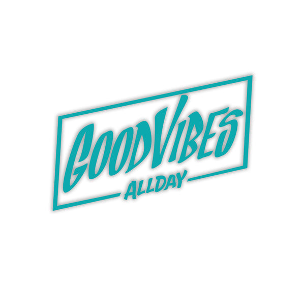 808ALLDAY GOOD VIBES HAWAII 4 1/2"  DIE CUT STICKER 2 PACK - 808allday