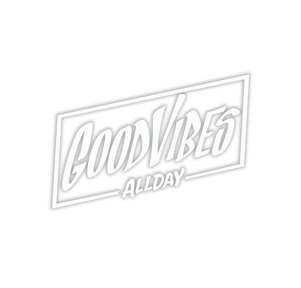 808ALLDAY GOOD VIBES HAWAII 4 1/2"  DIE CUT STICKER 2 PACK - 808allday