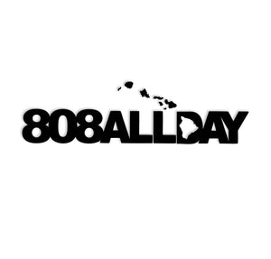 808ALLDAY HAWAIIAN ISLANDS 7" DIE CUT STICKER 2 PACK - 808allday
