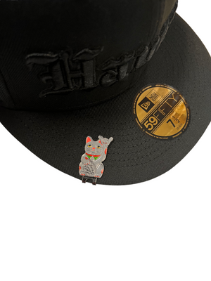 808ALLDAY  Grey Cat  HAT CLIP