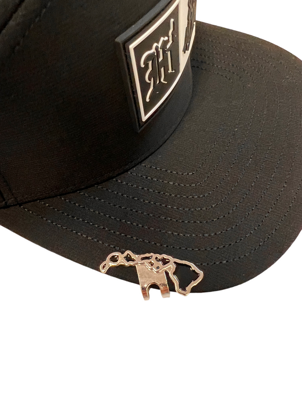 808ALLDAY Silver  islands HAT CLIP